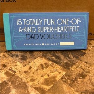 Knock Knock Blue Dad Vouchers Book